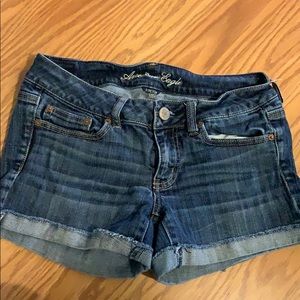 American eagle jean shorts size 6